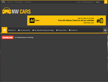 Tablet Screenshot of nw-cars.com